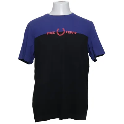 T-shirt (Bleu, Noir) de Fred Perry Coton