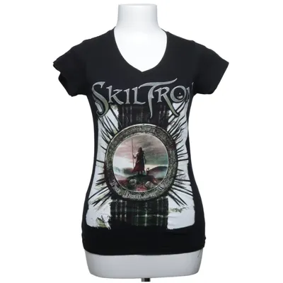 T-shirt (Zwart, Meerkleurig) van Gildan Softstyle Katoen