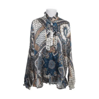Blouse (White, Petrol green, Multicolored) from Love & Divine Polyester