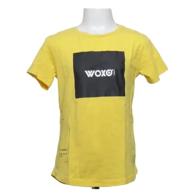 T-shirt (Jaune, Noir) de Woxo 720° Coton