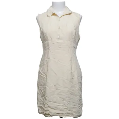 Dress (Beige) from Mexx Women Acetate, Linen, Viscose