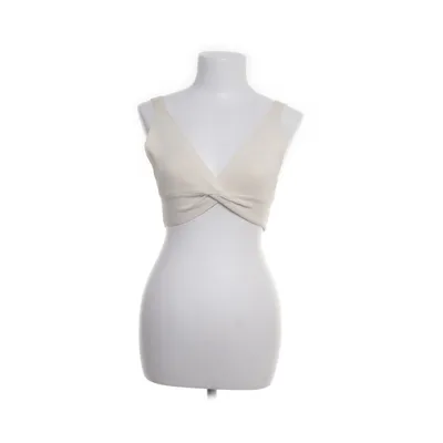 Crop top (Off-white) from Meshki Viscose, Polyamide