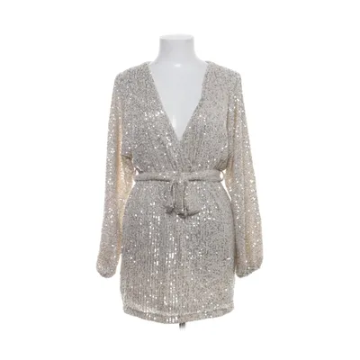 Robe de cocktail (Beige, Argent) de Pull & Bear Polyester