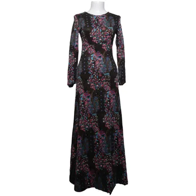 Robe longue (Noir, Multicolore) de LUNE Coton
