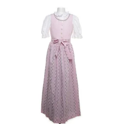 Dirndl (Pink, Multicolored) from Hammerschmid Cotton