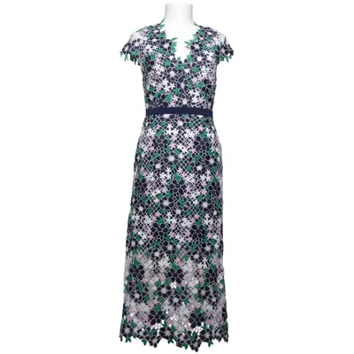 Långklänning (Blå, Flerfärgad) från Foxiedox Elastan, Polyester