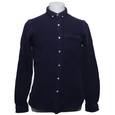 Overhemd (Blauw) van Knowledge Cotton Apparel Katoen