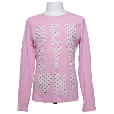Lange mouwen shirt (Roze) van Benetton Katoen