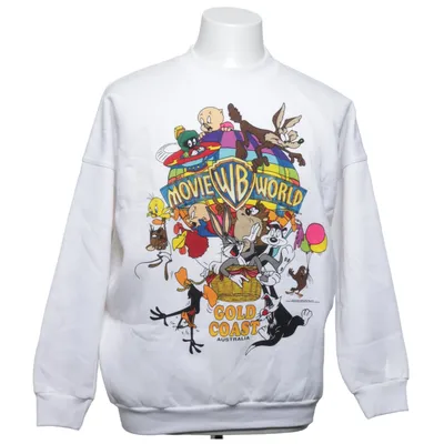 Sweatshirt (Hvid, Flerfarvet) fra One World