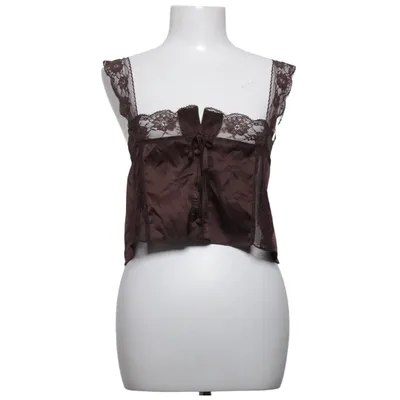 Pyjamatop (Bruin) van Kat the Label Elastaan, Polyester