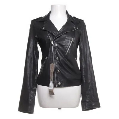 Biker jacket (Black) from Munderingskompagniet Leather