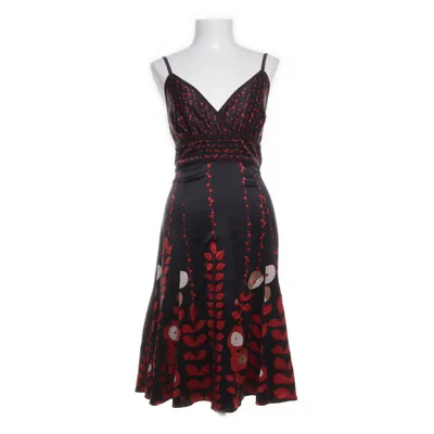 Klänning (Svart, Röd) från Ted Baker Polyester, Silke