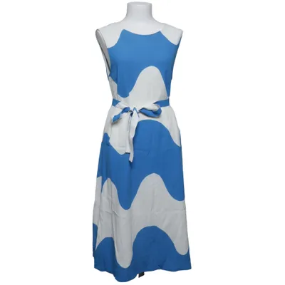 Kjole (Blå, Hvid, Flerfarvet) fra Marimekko Elastan, Polyester, Viscose