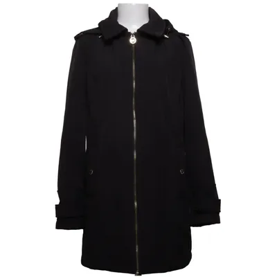 Coat (Black) from Michael Kors Elastane, Polyester