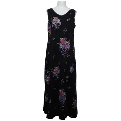 Maxikjole (Sort, Flerfarvet) fra Comfort Fashion Bomuld, Polyester