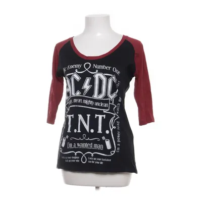 Baseballtröja (Svart, Röd) från EMP Bomull