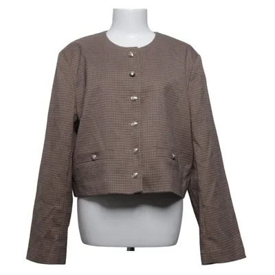 Kavaj (Brun) från H&M Elastan, Polyester, Viskos