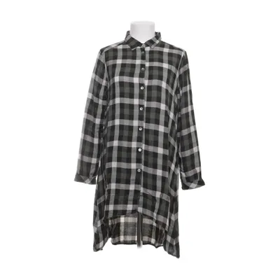 Flannel skjorte (Grøn, Hvid, Grå) fra Susy Mix