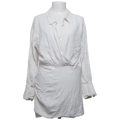 Wikkeljurk (Wit) van Bayu the Label Linnen, Viscose