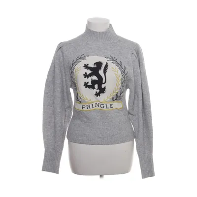 Sweater (Gray, Black) from Pringle of Scotland x H&M Acrylic, Elastane, Polyester, Wool