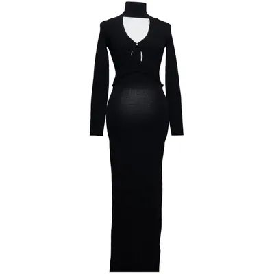 Turtleneck dress (Black) from Dion Lee Elastane, Nylon, Viscose