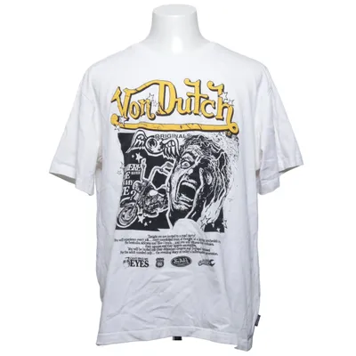 T-shirt (Blanc, Noir, Jaune) de Von Dutch Coton