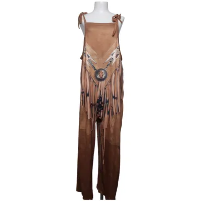 Jumpsuit (Brown) Elastane, Polyester