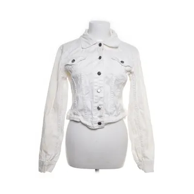 Denim jacket (White) from Milla Cotton, Elastane
