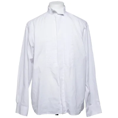 Tuxedo shirt (White) from G.B.C Polyester, Wool