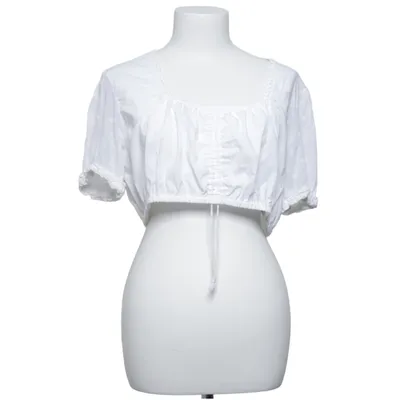 Dirndl blouse (White) from Lekra Cotton, Polyester