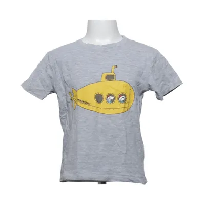 T-shirt (Gray, Yellow) from Mini Rodini Cotton, Viscose