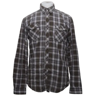 Flanellhemd (Grün, Weiß, Grau) von Selected Jeans Baumwolle