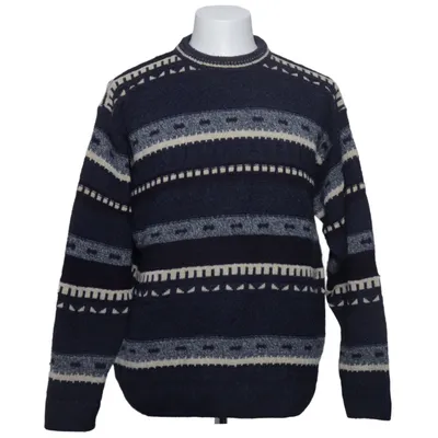 Sweater (Blue, White) from Nick Taylor Acrylic, Wool