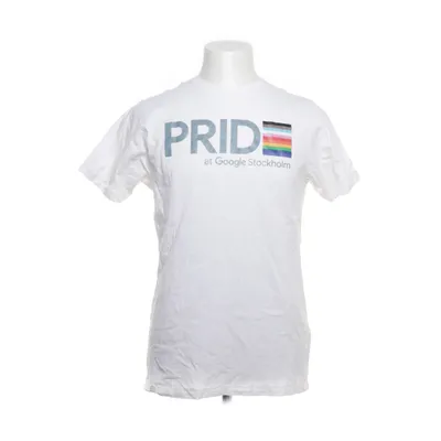 T-shirt (Hvid, Flerfarvet) fra Google Bomuld