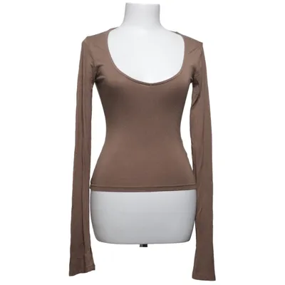 Long sleeve T-shirt (Brown) from A-DSGN Elastane, Modal, Tencel