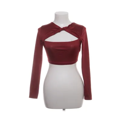 Crop top (Röd) från Tally Weijl Elastan, Polyester