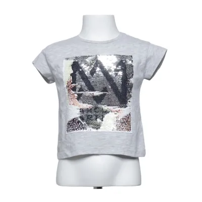 T-shirt (Grå, Flerfarvet) fra Marcus & Martinus x H&M Bomuld, Polyester