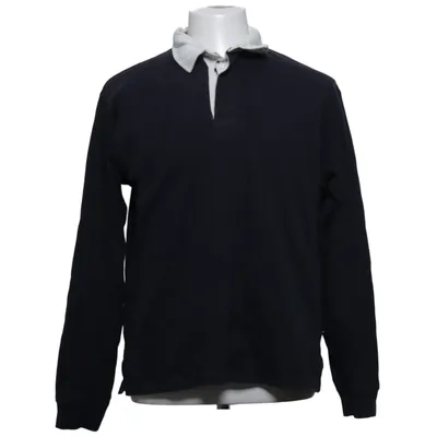 Rugby Shirt (Schwarz, Weiß) von Sebago Docksides Baumwolle