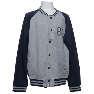 Varsity jacket (Gray, Blue) from Pepperts Cotton, Polyester, Viscose