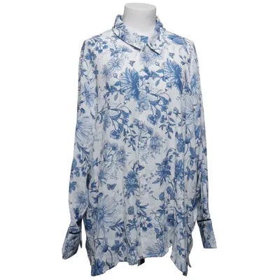 Blouse (Blue, White) from H&M Viscose