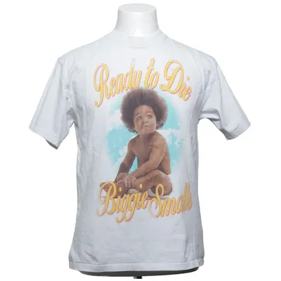 T-shirt (Hvid, Flerfarvet) fra The Notorious B.I.G Bomuld