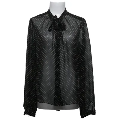 Blouse (Black, Yellow) from Jaeger Silk