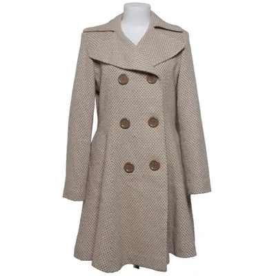 Coat (Beige) from Androse Polyamide, Wool