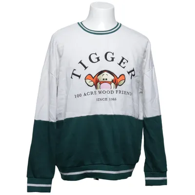 Collegetröja (Grön, Vit) från Disney Bomull, Polyester