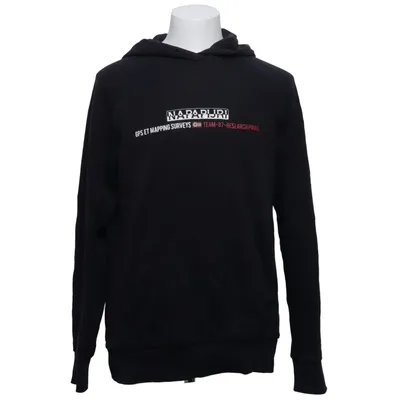 Hoodie (Black) from Napapijri Cotton, Elastane