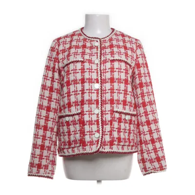 Blazer (Red, Beige) from Mango Acrylic, Cotton, Polyamide, Wool, Viscose, Recycled polyester