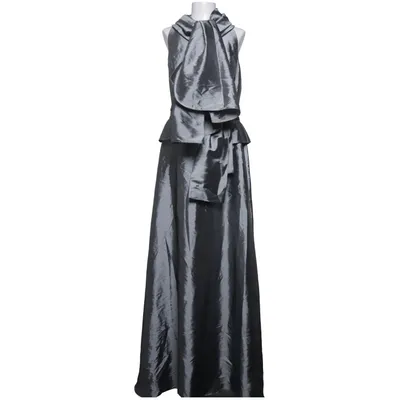 Evening gown (Gray) from Magic M Polyester, Viscose