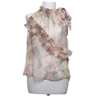 Haltertop (Beige, Meerkleurig) van Mango