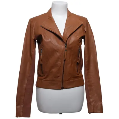 Biker jacket (Brown) from Part Two Leather