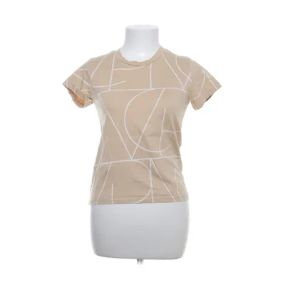 T-shirt (Beige, Vit) från Visual Clothing Project Ekologisk bomull